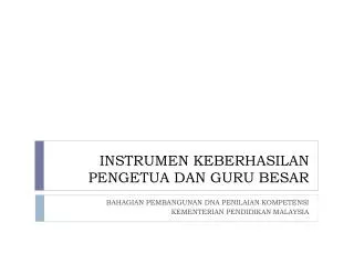instrumen keberhasilan pengetua dan guru besar