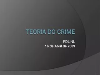 fdunl 16 de abril de 2009