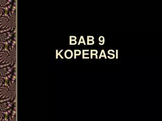 bab 9 koperasi