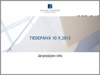 tiedep iv 10 9 2013