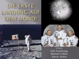 die erste landung auf dem mond