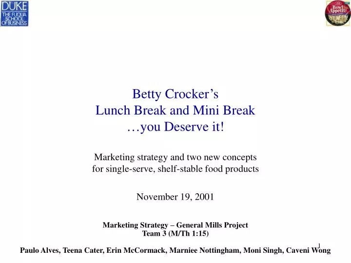 betty crocker s lunch break and mini break you deserve it