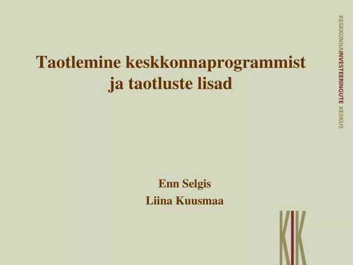 enn selgis liina kuusmaa