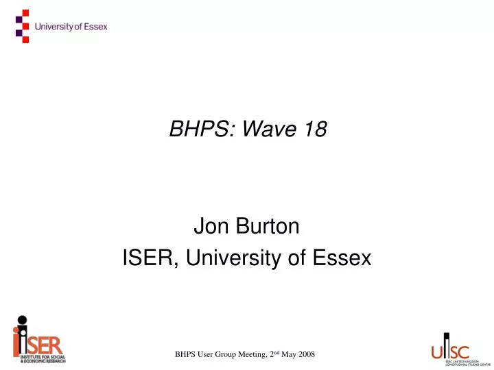 bhps wave 18