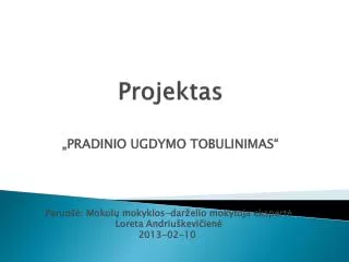 projektas
