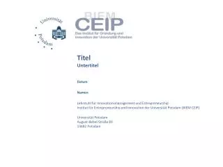 titel untertitel