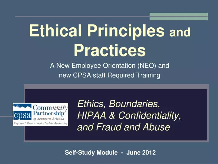ethics boundaries hipaa confidentiality and fraud and abuse