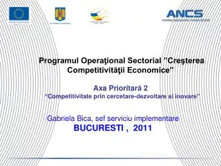 gabriela bica sef serviciu implementare bucuresti 2011