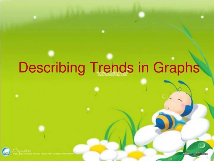 describing trends in graphs