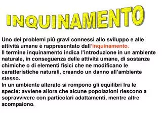 PPT - INQUINAMENTO AMBIENTALE PowerPoint Presentation, Free Download ...