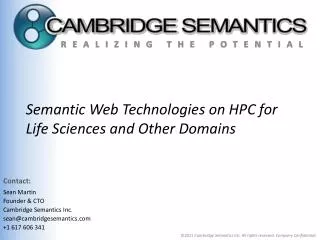 Semantic Web Technologies on HPC for Life Sciences and Other Domains