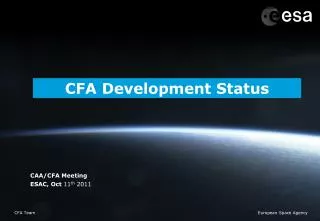 CFA Development Status