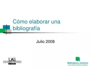 c mo elaborar una bibliograf a