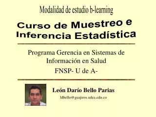 programa gerencia en sistemas de informaci n en salud fnsp u de a