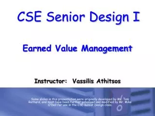 Earned Value Management