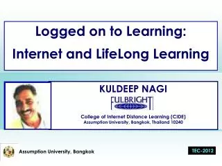 Logged on to Learning: Internet and LifeLong Learning