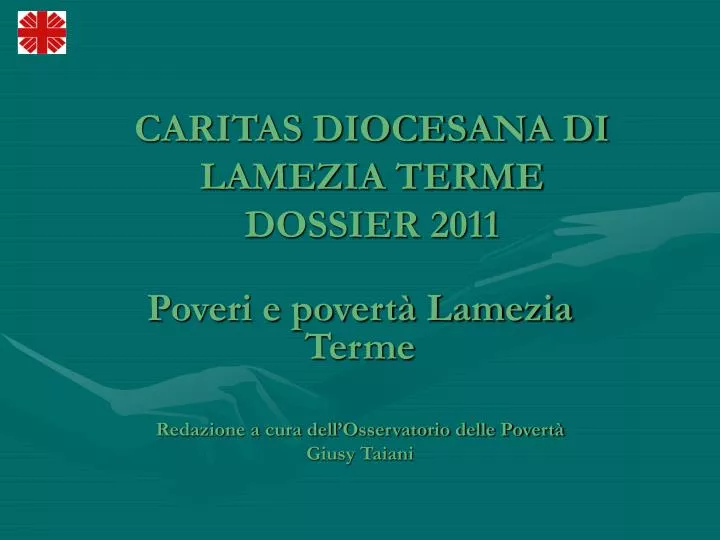 caritas diocesana di lamezia terme dossier 2011
