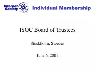 ISOC Board of Trustees