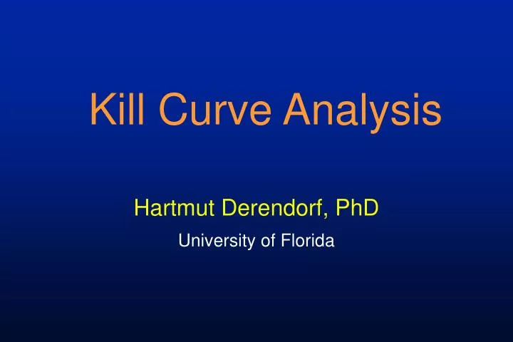 kill curve analysis