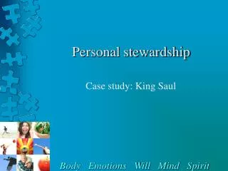 Personal stewardship