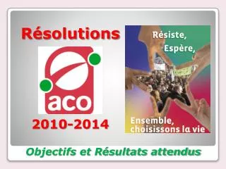 objectifs et r sultats attendus