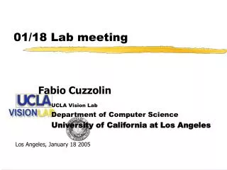 01/18 Lab meeting