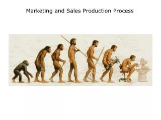 Marketing and Sales Production Process