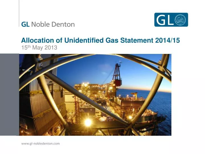 allocation of unidentified gas statement 2014 15