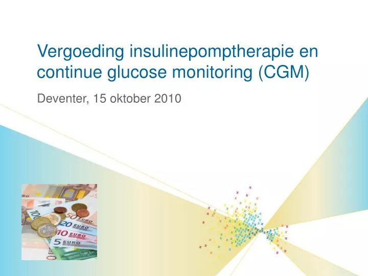 vergoeding insulinepomptherapie en continue glucose monitoring cgm