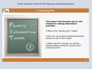 3. Identifying PITs