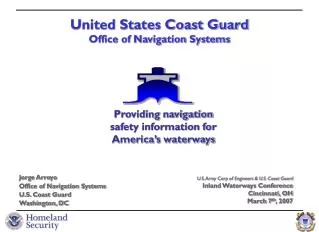 United States Coast Guard Office of Navigation Systems