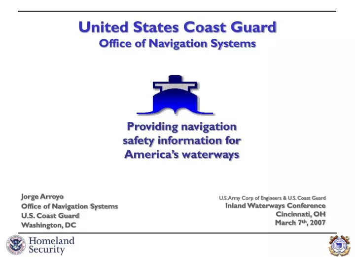 united states coast guard office of navigation systems