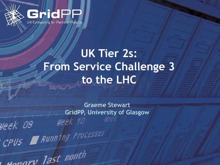 uk tier 2s from service challenge 3 to the lhc
