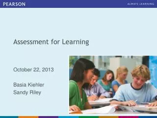 Assessment for Learning