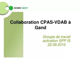 collaboration cpas vdab gand
