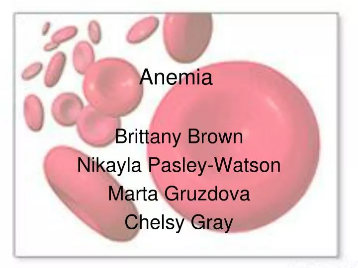 anemia