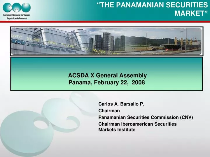 the panama nian securities market