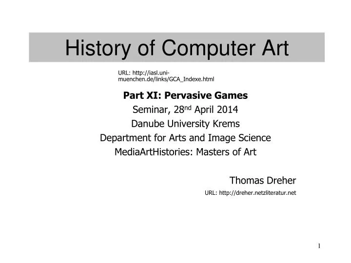 history of computer art