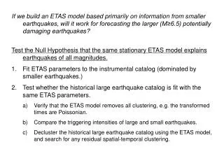 UCERF2 California Catalog The Uniform California Earthquake Rupture Forecast, Version 2 (UCERF 2)