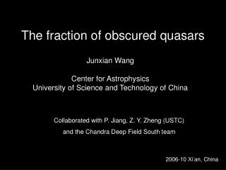 The fraction of obscured quasars