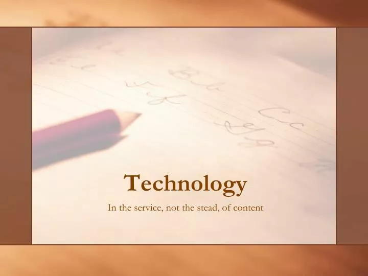 technology