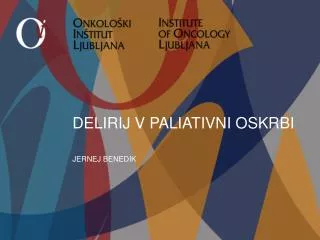delirij v paliativni oskrbi