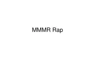 MMMR Rap