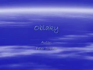 oblaky