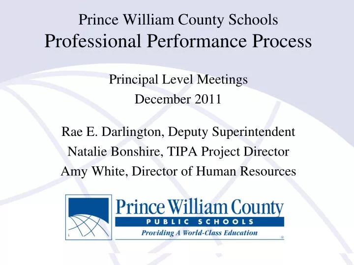 prince william county schools professional performance process