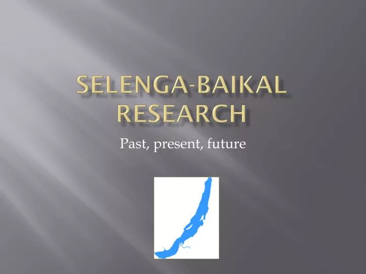 selenga baikal research