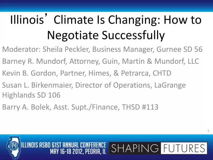 illinois climate is changing how to negotiate successfully