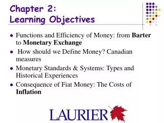 Chapter 2: Learning Objectives