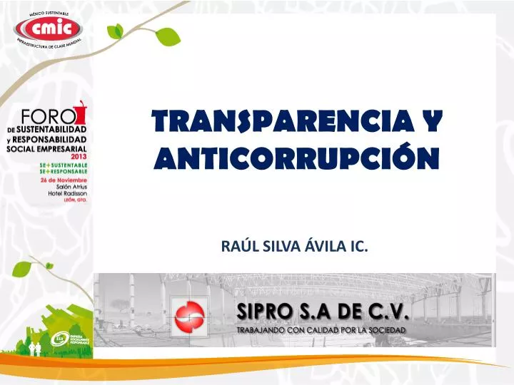 transparencia y anticorrupci n