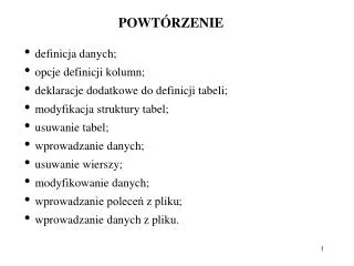 powt rzenie